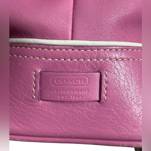 Coach Vintage Pink Hampton Satchel Tote with COA - Picture 10 of 16